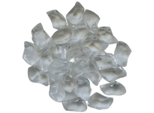 1" Clear Gem Fireglass - 5lbs  - AMANTII