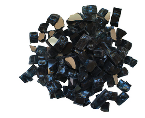 1/2" Charcoal Reflective Fireglass - 5lbs - AMANTII