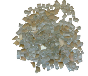 1/4" Clear Reflective Fireglass - 5lbs - AMANTII