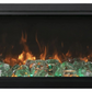 Symmetry Xtra Tall Bespoke Smart Indoor / Outdoor Built In Electric Fireplace - AMANTII