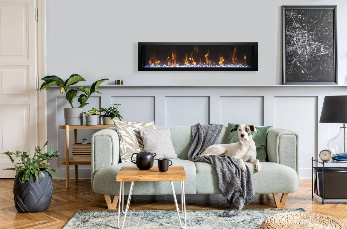 Symmetry Xtraslim Smart Built In Electric Fireplace - AMANTII