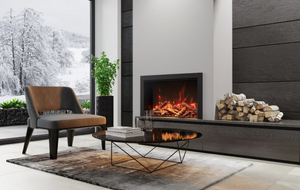 Traditional Smart Indoor / Outdoor Electric Fireplace Insert - AMANTII