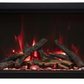 Traditional Smart Indoor / Outdoor Electric Fireplace Insert - AMANTII