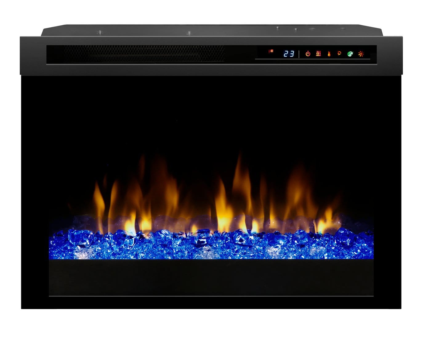 Dimplex Electric Firebox Dimplex - 26" Multi-Fire XHD Electric Firebox with Glass Ember Bed