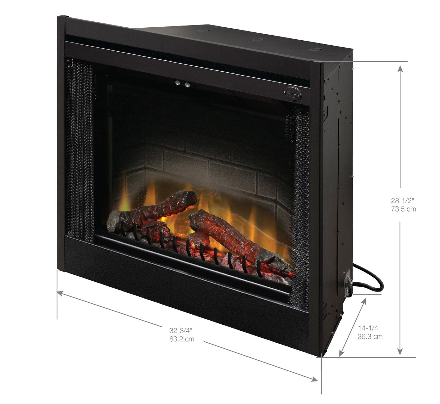 Dimplex Electric Firebox Dimplex - 33" Deluxe Built-in Electric Firebox