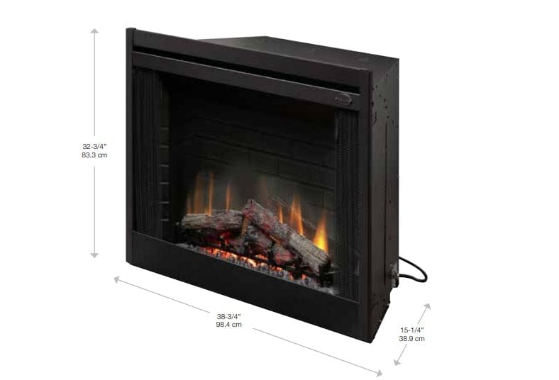 Dimplex Electric Firebox Dimplex - 39" Deluxe Built-In Electric Firebox