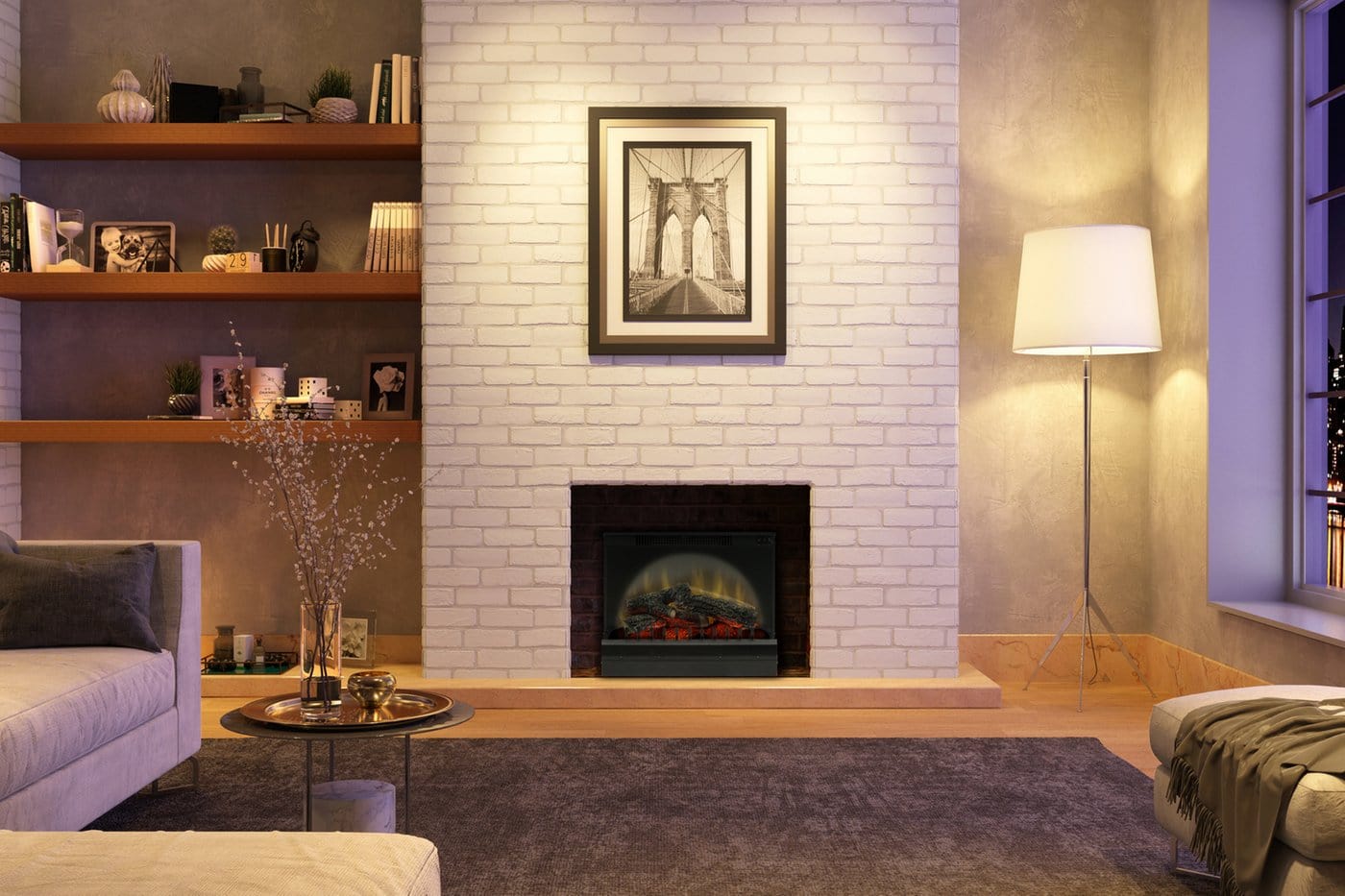 Dimplex Electric Fireplace Insert Dimplex - Standard 23" Log Set Electric Fireplace Insert