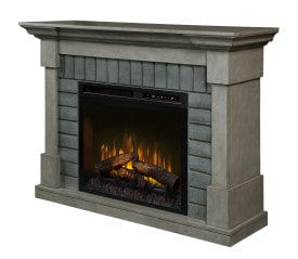 Dimplex Electric Fireplace Mantel Dimplex - Royce Mantel in Smoke Stack grey finish - X-DM28-1924SK(mantel only)