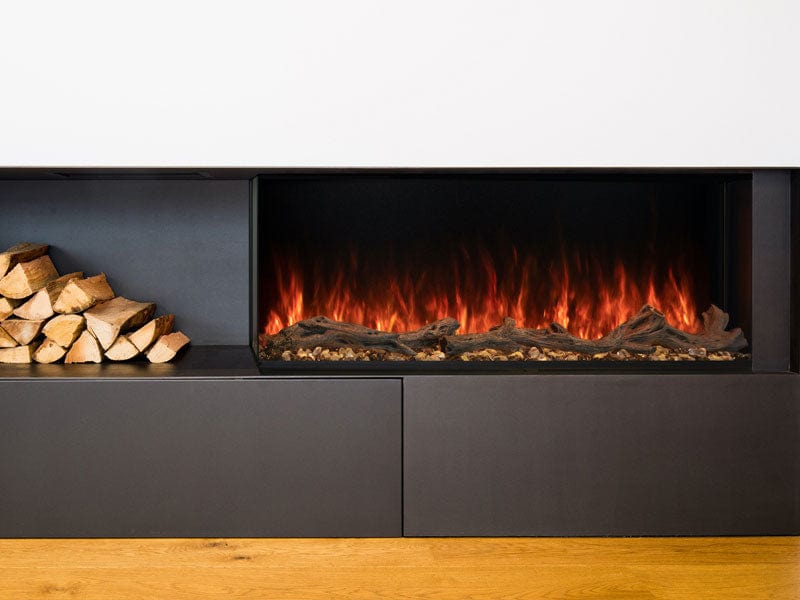 Modern Flames Electric Fireplace ModernFlames - Landscape PRO Multi-Sided Built-In/ Wall Mounted Electric Fireplace - Most Versatile Design - Powerful 10K BTU Heater