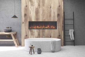 Modern Flames Electric Fireplace ModernFlames - Landscape PRO Slim Built-In Electric Fireplace - App-Based Controls - Premium Media