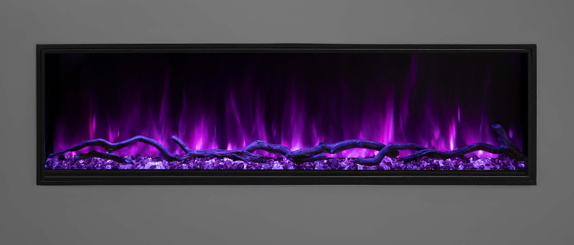 Modern Flames Electric Fireplace ModernFlames - Landscape PRO Slim Built-In Electric Fireplace - App-Based Controls - Premium Media