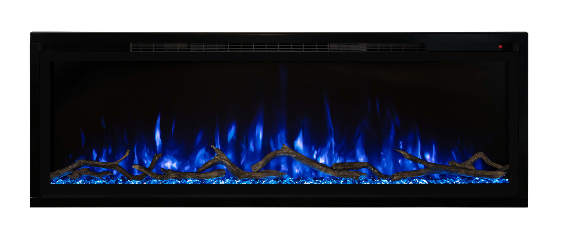 Modern Flames Electric Fireplace ModernFlames - Spectrum Slimline Ultra-Slim Recessed/ Built-in/ Wall Mount Electric Fireplace - Touch Screen Controls - Simplest Installation