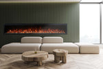 Modern Flames Electric Fireplace ModernFlames - Spectrum Slimline Ultra-Slim Recessed/ Built-in/ Wall Mount Electric Fireplace - Touch Screen Controls - Simplest Installation