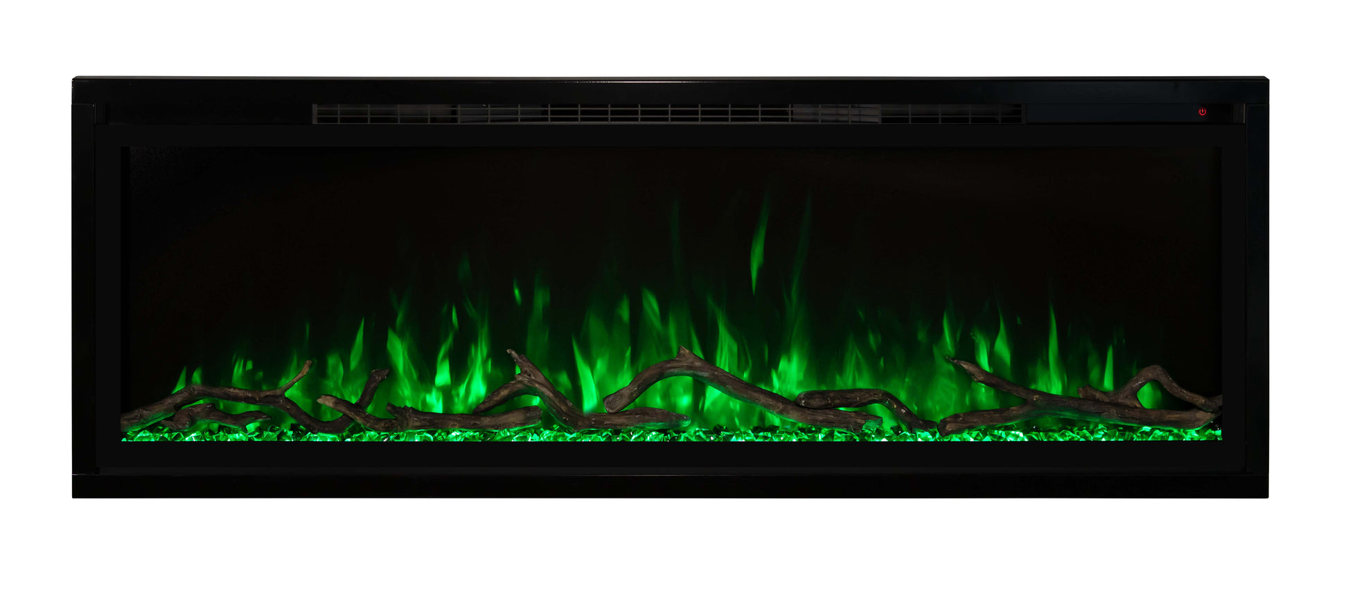 Modern Flames Electric Fireplace ModernFlames - Spectrum Slimline Ultra-Slim Recessed/ Built-in/ Wall Mount Electric Fireplace - Touch Screen Controls - Simplest Installation