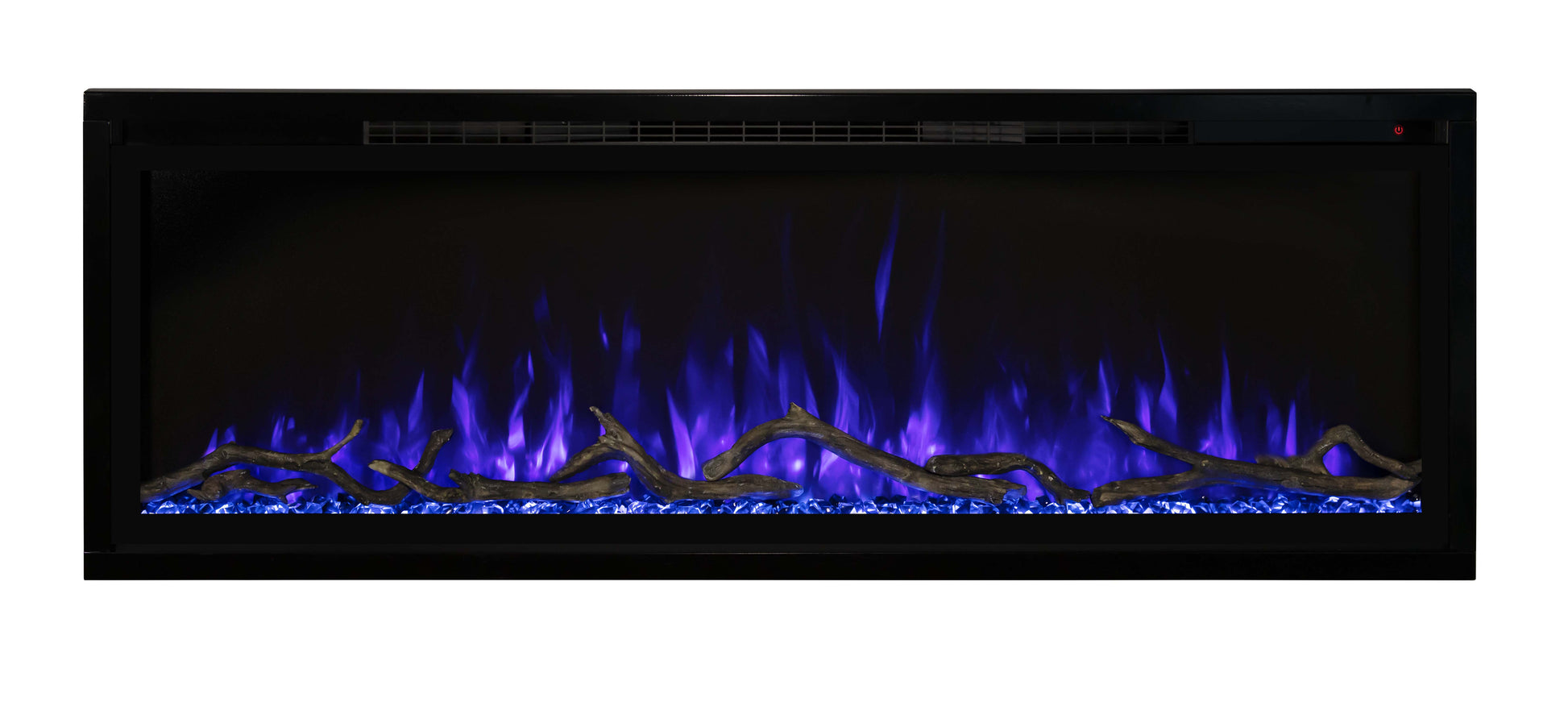 Modern Flames Electric Fireplace ModernFlames - Spectrum Slimline Ultra-Slim Recessed/ Built-in/ Wall Mount Electric Fireplace - Touch Screen Controls - Simplest Installation