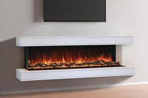 Modern Flames Wall Mount Cabinet Modern Flames - Ready To Finish Wall Mount Cabinet For Landscape Pro Multi LPM-4416 Electric Fireplace WMC-44LPM-RTF