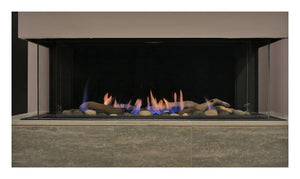 Sierra Flame Gas Fireplace Natural Gas Sierra Flame TOSCANA-48" Peninsula Gas Fireplace TOSCANA-48-NG