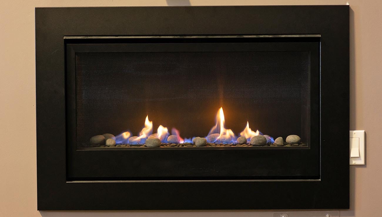 Sierra Flame Gas Fireplace Sierra Flame Boston - 36 - Builders Linear Gas Fireplace - LP BOSTON-36-LP-EI