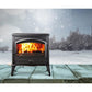 Sierra Flame Wood Fireplace Sierra Flame Lynwood W-76 Cast Iron Free Stand Wood Fireplace W76