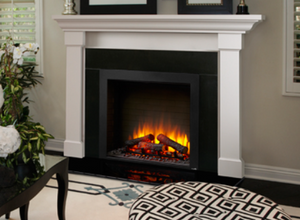 Effortless Warmth - 30" SimpliFire Built-In Electric Fireplace - SF-BI30-EB - SIMPLIFIRE