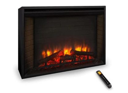 Effortless Warmth - 30" SimpliFire Built-In Electric Fireplace - SF-BI30-EB - SIMPLIFIRE