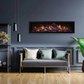 Panorama Deep & Extra Tall Full View Smart Indoor /Outdoor Built-in Electric Fireplace  - AMANTII