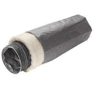 4''ø X 10' Insulated Flex Pipe For Fresh Air Intake Kit-AC02091 - OSBURN