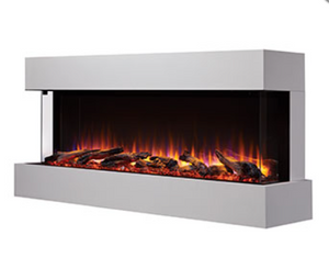 Modern Elegance - Floating Mantel Kit for Scion 55 - Primed MDF with Wall Mount Bracket- SF-SCT55-MANTEL -  SIMPLIFIRE