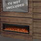 Allwood Media Wall-Mounted Fireplace System (Designed for Orion 60" Virtual Electric Fireplace) - MODERN FLAMES