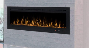 Challenger Electric Fireplace -  Wall Mount or Recessed Installation, Perfect for 2x6 Wall - MODERN FLAMES