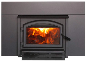Archway 2300 - Metallic Black Wood-Burning Insert with Blower, 2.4 cu.ft - WB23IN - EMPIRE STOVE